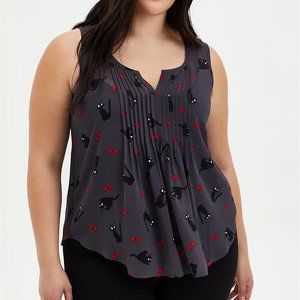 Her Universe Studio Ghibli Kiki's Delivery Service Jiji Sleeveless Blouse